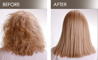Brazilian blowout before after